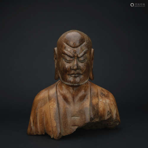 Qing dynasty jade Buddha head