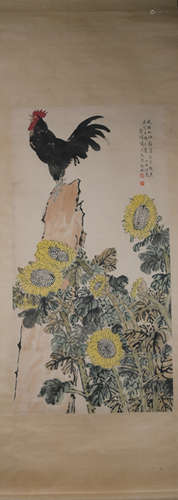 Modern Xu beihong's chook painting