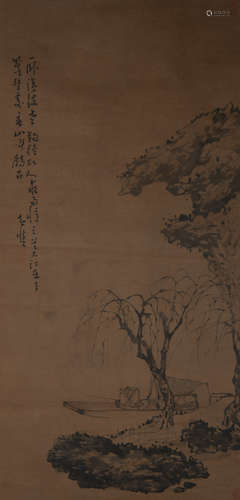 Qing dynasty Huang shen's figure painting