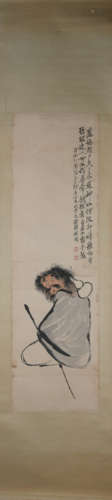 Modern Qi baishi's figure painting