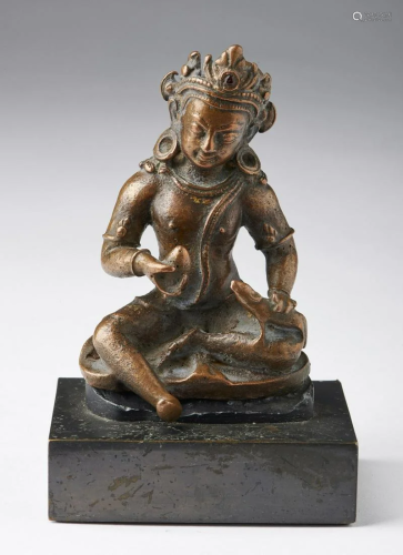 Arte Himalayana A copper figure of Jambhala N…