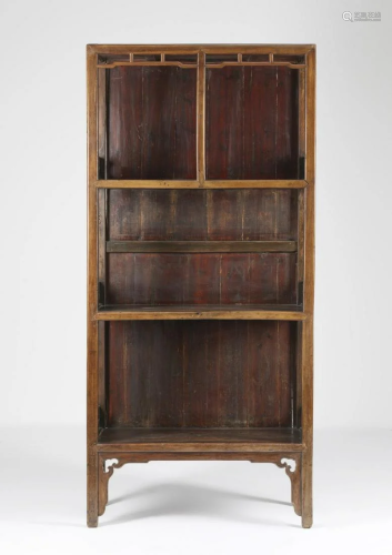 Arte Cinese A hard wood book case China, Qing…