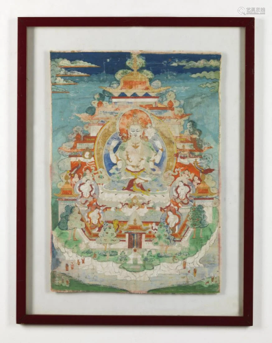 Arte Himalayana A thangka depicting Avalokitesv…