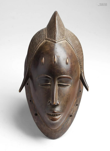 Arte africana Portrait mask mblo, GuruIvory Coast.