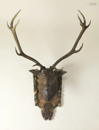 Naturalia Hunting trophy Central Europe, late 19th