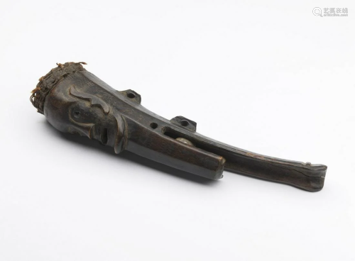 . Horn bullet holderAfrica (?), 19th century.