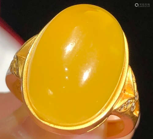 A BEESWAX RING