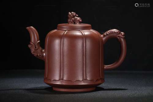 A Chinese Zisha Teapot With Mark