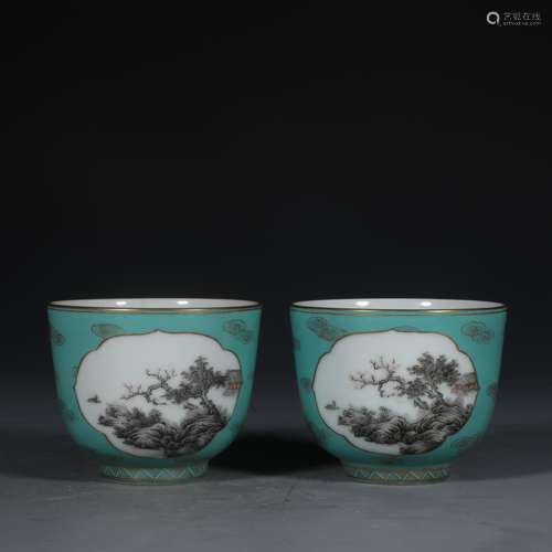 Pair Of Chinese Porcelain 