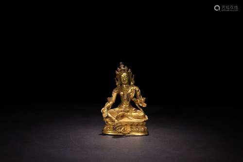 A Chinese Gilt Bronze Bodhisattva Tara