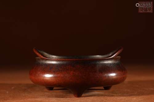 A Chinese Bronze Tripod Censer