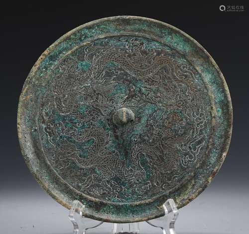 A Chinese Bronze Mirror