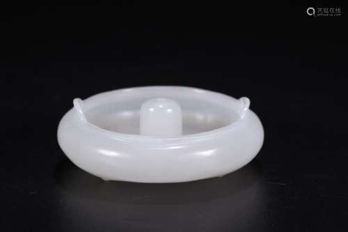 A Chinese Hetian Jade Incense Holder