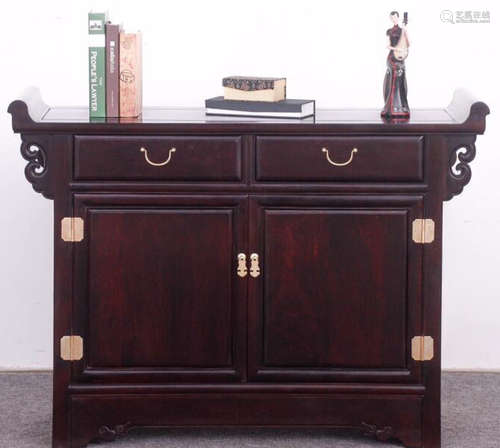 A ZITAN WOOD CABINET