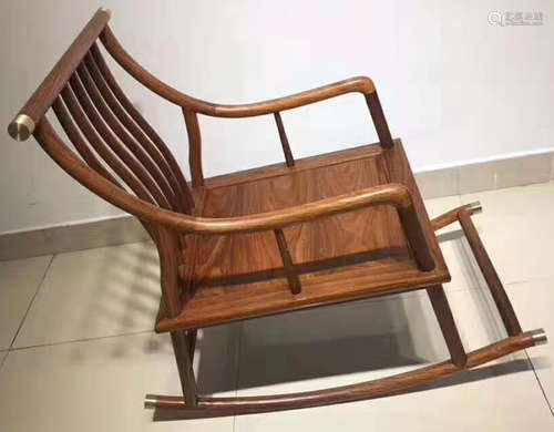 A ZITAN WOOD CHAIR