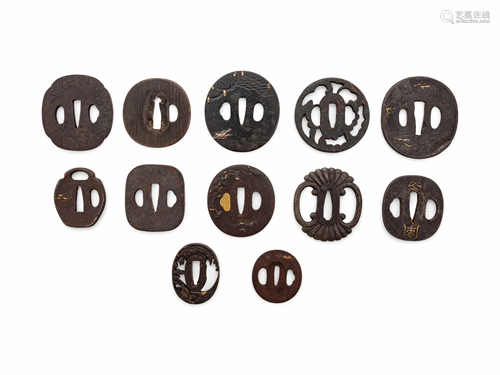 Twelve Iron Tsuba