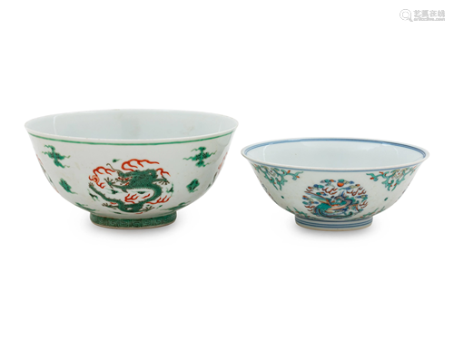 Two Chinese Porcelain Bowls