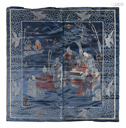 Twenty Five Chinese Embroidered Silk Panels