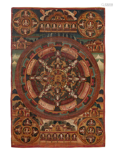 A Tibetan Thangka