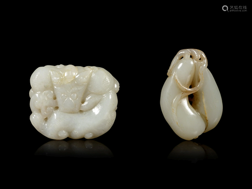 Two Chinese Jade Carvings