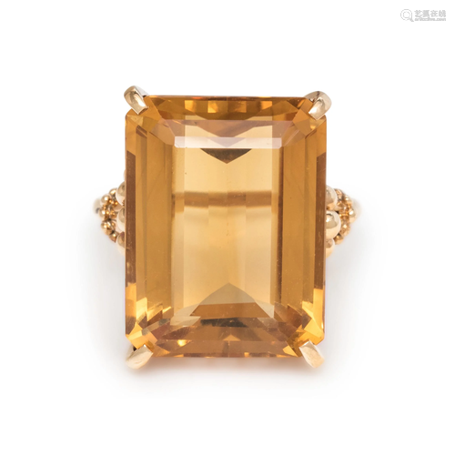 CITRINE RING