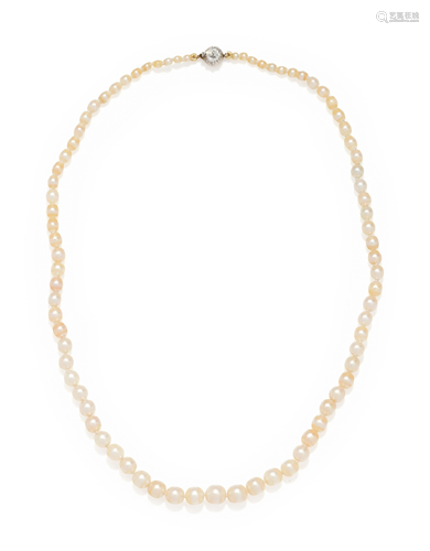 TIFFANY & CO., NATURAL PEARL AND DIAMO…