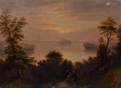 Hudson River School 19th century Landscape with …