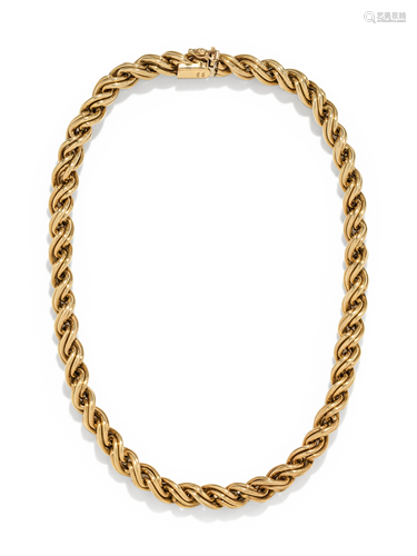 YELLOW GOLD NECKLACE