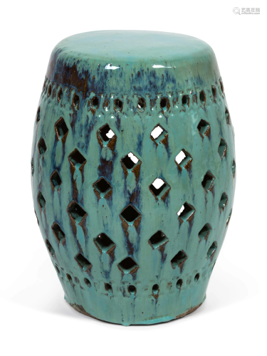 A Polychrome-Glazed and Piece-Decorated Stoneware