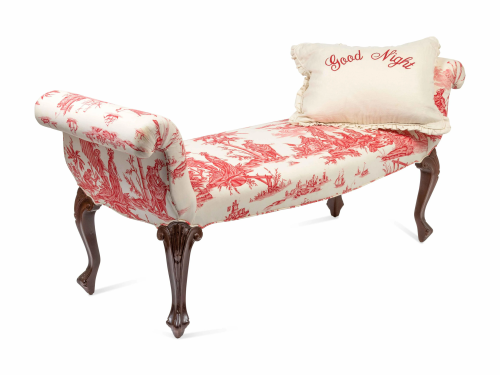 A Louis XV Style Upholstered Bench Height 31 …