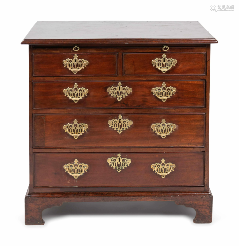 A George III Mahogany Bachelor's Chest Height 31 1/…