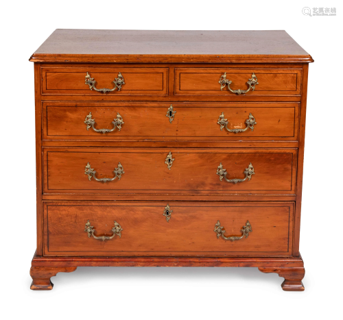 A George III Style Mahogany Chest of Drawers …