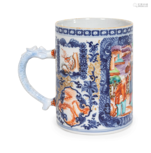 A Chinese Export Mandarin Palette Porcelain Mu…