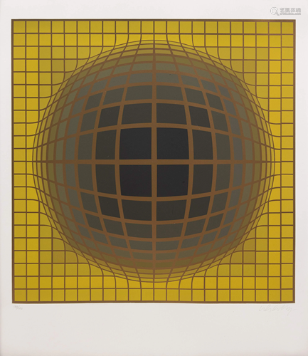 Victor Vasarely (French-Hungarian, 1906-1997) Untitled