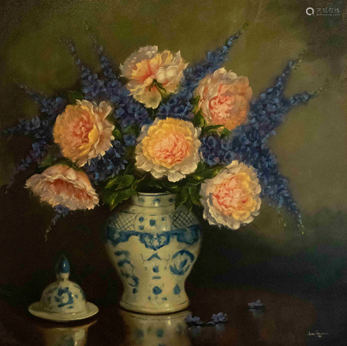 June Powell (American, 1939-2018) Floral Still Life