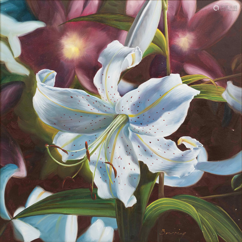 A Large Lily Painting