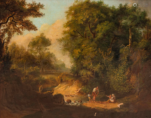 Thomas Wright (British, 1773-1839) Wooded Landscape