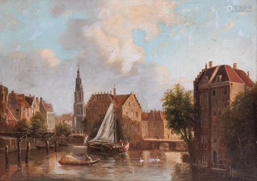 E. Van Banwell (Dutch, 19th Century) Amsterdam