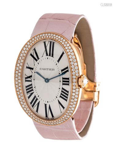 CARTIER, 18K ROSE GOLD AND DIAMOND