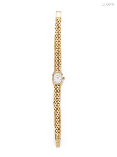 BAUME & MERCIER, 14K YELLOW GOLD AND DIAMO…