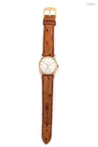 PATEK PHILIPPE, 14K YELLOW GOLD WRISTWATCH