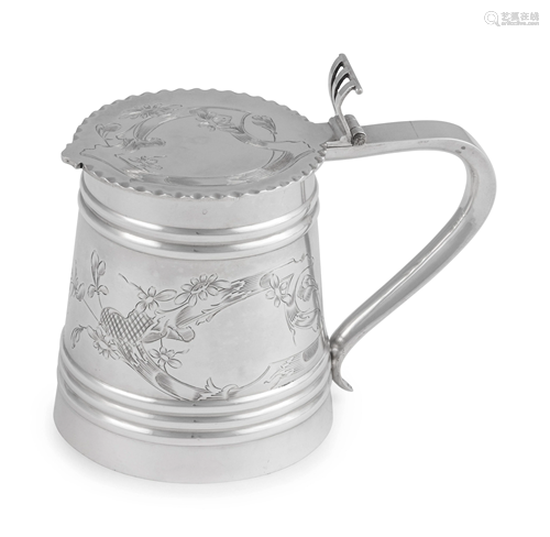 A Russian Silver Tankard