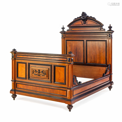 A French Parcel Ebonized Rosewood Bedroom …