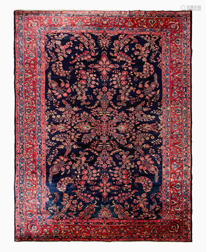 A Mohajeran Sarouk Wool Rug