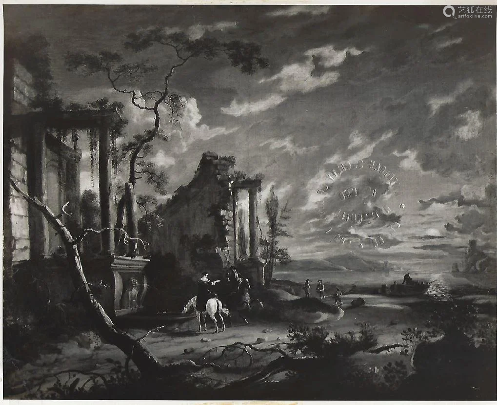 Attributed to Hubert Robert (French, 1733-