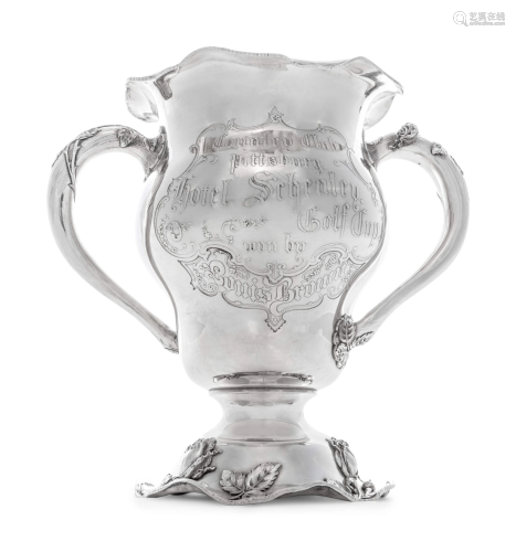 An American Silver Golf Trophy of Pittsburgh Interest