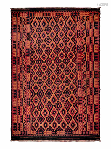 An Afghan Kilim Wool Rug