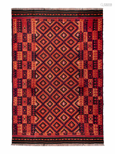 An Afghan Kilim Wool Rug