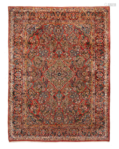 A Kirman Wool Rug