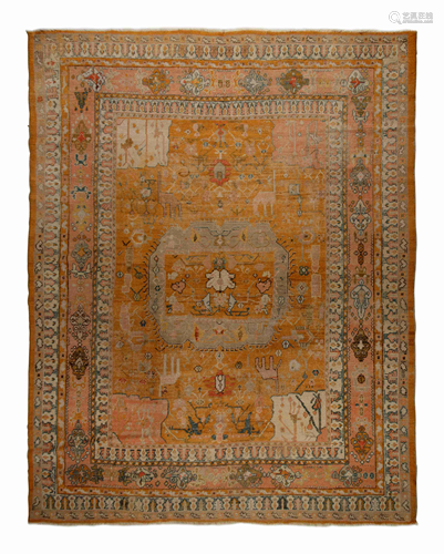 An Oushak Wool Rug